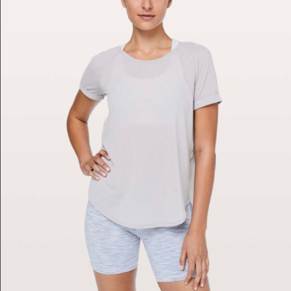 Lululemon Open Up Tie Back Tee